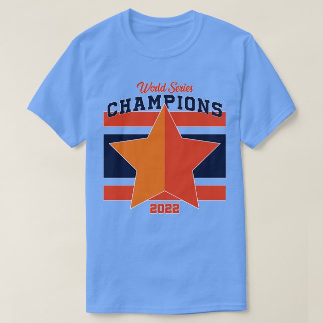 Camiseta Campeones del Mundo de Béisbol de Houston 2022 (Diseño del anverso)