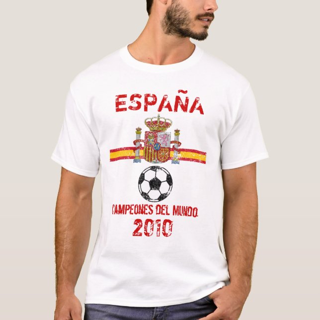 Camiseta Campeones del mundo de España (Anverso)