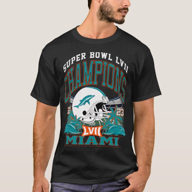 Camiseta Campeones del Super Bowl de Miami (Anverso)