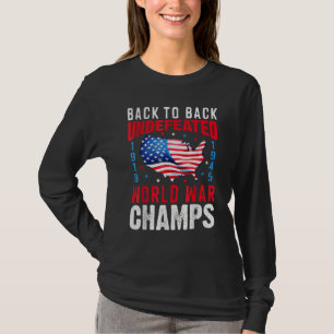 Camiseta Campeones Mundiales de Guerra Invictos Seguidos 4