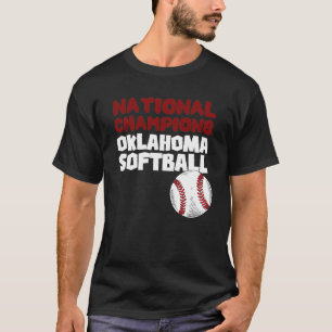 Camiseta campeones nacionales de softball de softball de ok