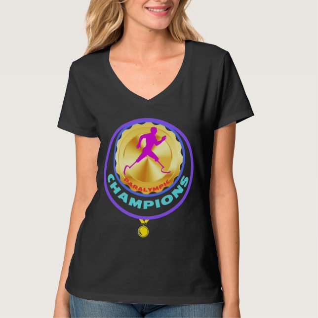 Camiseta Campeones paralímpicos (Anverso)