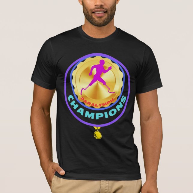 Camiseta Campeones paralímpicos (Anverso)