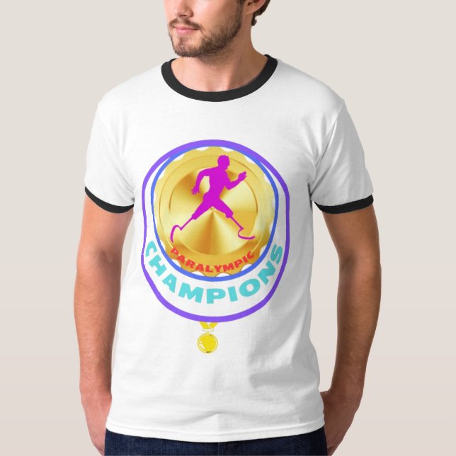 Camiseta Campeones paralímpicos (Anverso)
