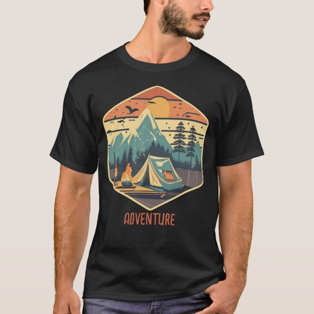 Camiseta Camper, Aventura al Aire Libre (Anverso)