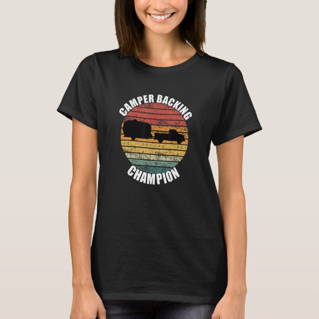 Camiseta Camper Backing Up Champion Rv (Anverso)