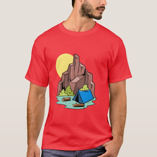 Camiseta Camper Campsite Camp Camping gift (Anverso)