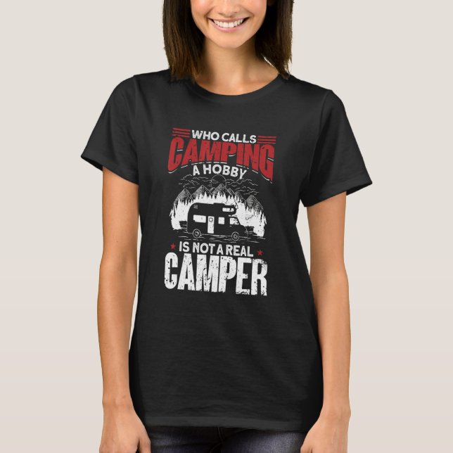 Camiseta Camper Caravan   Camping 2 (Anverso)