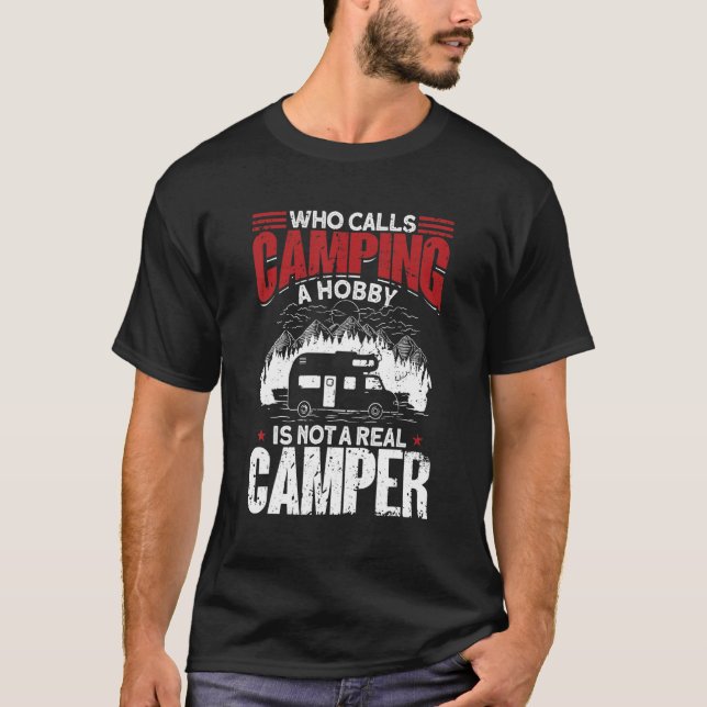Camiseta Camper Caravan   Camping 2 (Anverso)