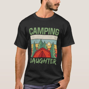Camiseta Camper Daughter Campsite Camper Camp Campfire