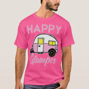 Camiseta Camper feliz - Camping para hombres, mujeres y niñ