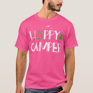 Camiseta Camper Feliz - Camping Para Hombres, Mujeres Y Niñ
