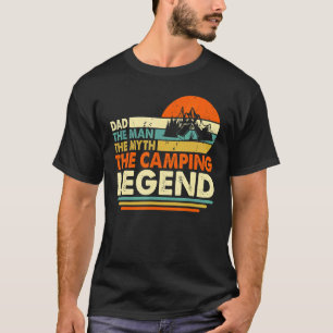 Camiseta Camper Funny Camping Dad Hombre Leyenda Padre Vi