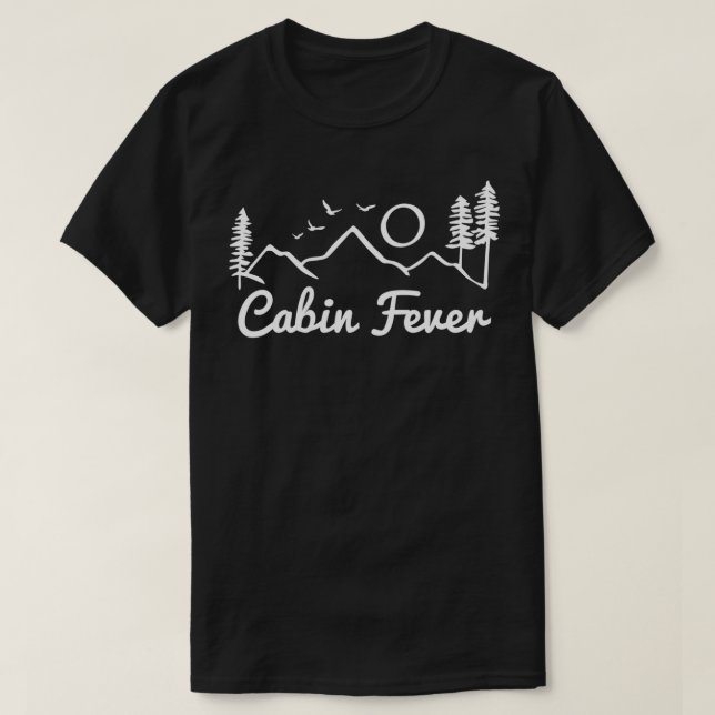 Camiseta Camper Mountain Senking Camping Lover Cabin F (Diseño del anverso)