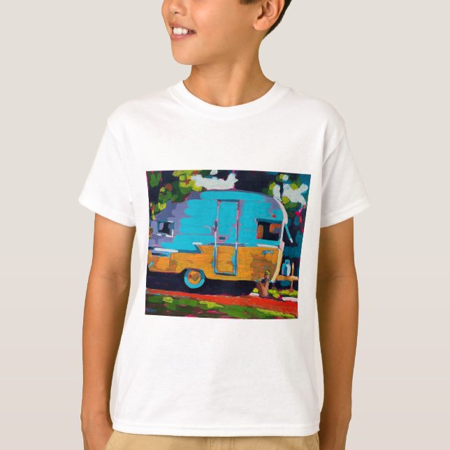 Camiseta Camper Painting - Gift for Camping Lovers (Anverso)