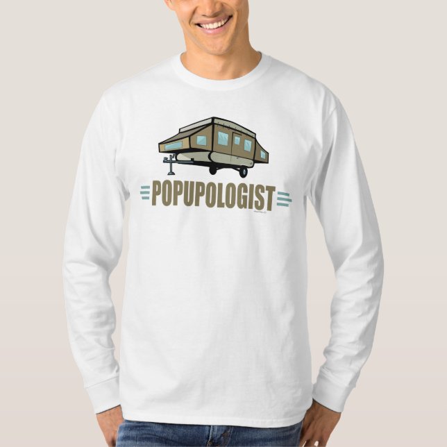 Camiseta Camper pop up humorístico (Anverso)