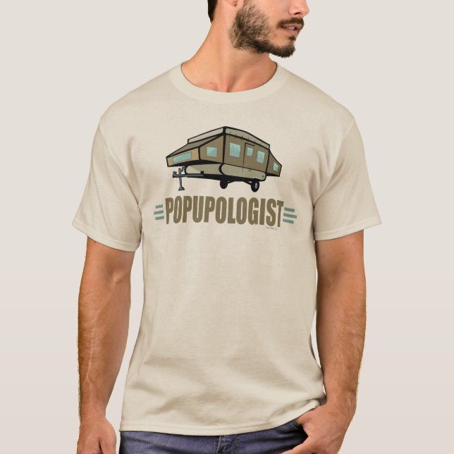 Camiseta Camper pop up humorístico (Anverso)