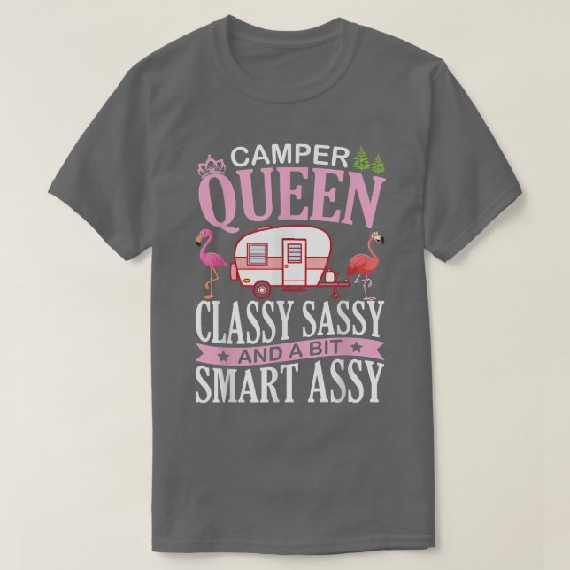 Camiseta Camper Queen Classy Sassy & A Bit Samrt Assy Nana  (Diseño del anverso)