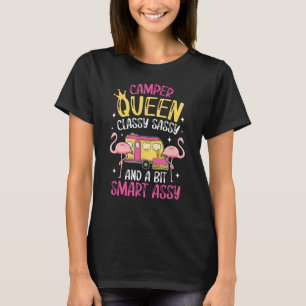 Camiseta Camper Queen Sassy Sassy Smart Funny Mujeres Chica