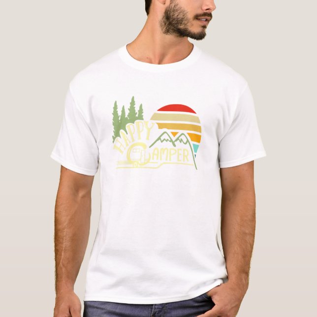 Camiseta Camper Rv Trailer - Camping Camping Campsite (Anverso)