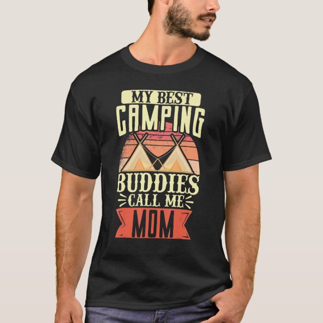 Camiseta Camper Tent My Best Camping Budl Call M (Anverso)
