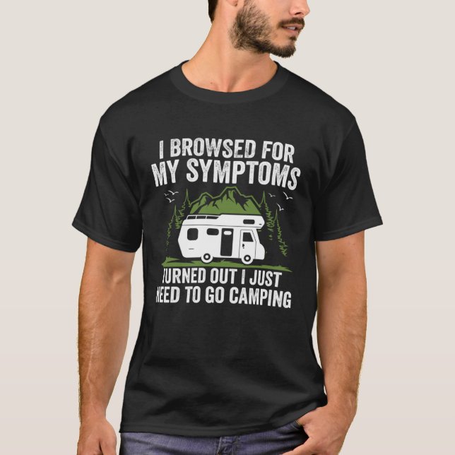 Camiseta Camper  Travel I Just Need To Go Camping Trailer (Anverso)
