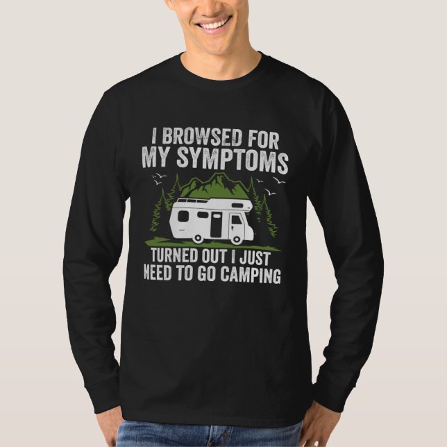 Camiseta Camper  Travel I Just Need To Go Camping Trailer (Anverso)