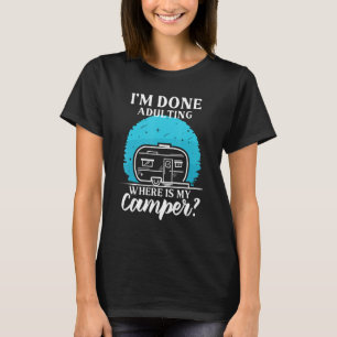 Camiseta Camper Travel Trailer Park Road Trip