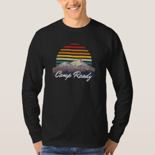 Camiseta Camper Tropical Listo para Campamento Sunny Humor