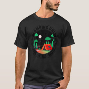 Camiseta Camper Vacaciones Glamping Crew Recuerdos Fuego Am
