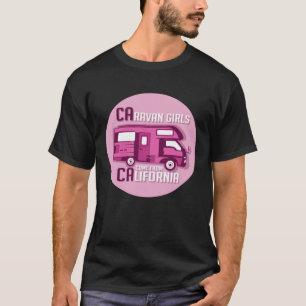 Camiseta Camper Y Viajero De Caravan California Chica