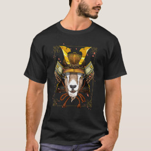 Camiseta Campesina de cabra de Samurai Guerrero japonés Bus