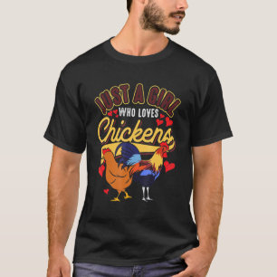 Camiseta Campesinas campesinas Chicas Niñas Rooster Cute Ch
