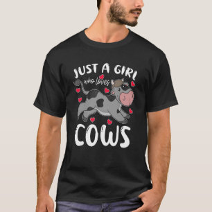 Camiseta Campesinas cultivan animales sólo una Chica que am