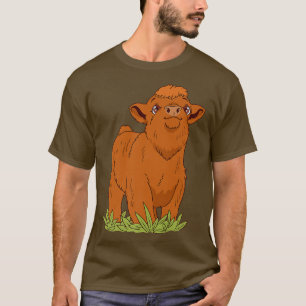 Camiseta Campesinas de las tierras altas para ganado longho