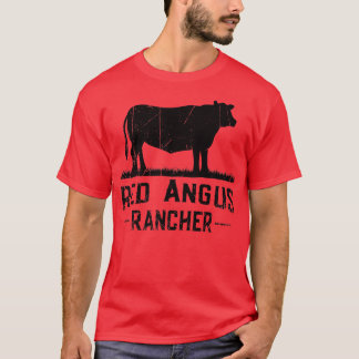 Camiseta Campesino Campesino Angus Rojo Rancher