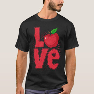 Camiseta Campesino de Apple Love Apples Picker Picker Farme