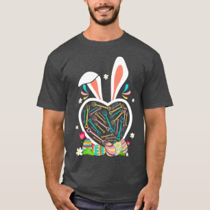 Camiseta Campesino de Bunny School Lover Maestra de Pascua 