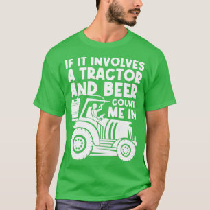 Camiseta Campesino de Cerveza Tractor Granjero 1
