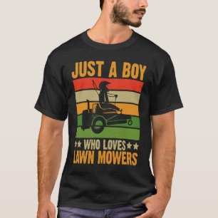 Camiseta Campesino de la siembra de la cortadora de césped