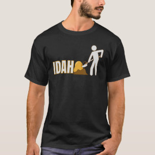 Camiseta Campesino De Tubo Vegetable Del Estado De Idaho So