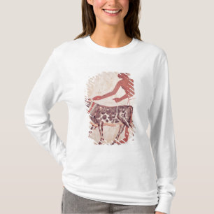 Camiseta Campesino llevando una vaca a sacrificar