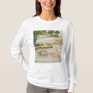 Camiseta Campesino que trabaja en los campos de arroz
