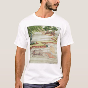 Camiseta Campesino que trabaja en los campos de arroz