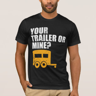 Camiseta ¿Campesino sureño divertido su remolque o mina?