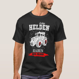 Camiseta Campesino Tractor de Idea de Agricultor Rims Rojo