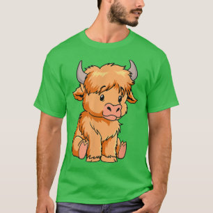 Camiseta Campesinos de Escocia de la vaca Highland471