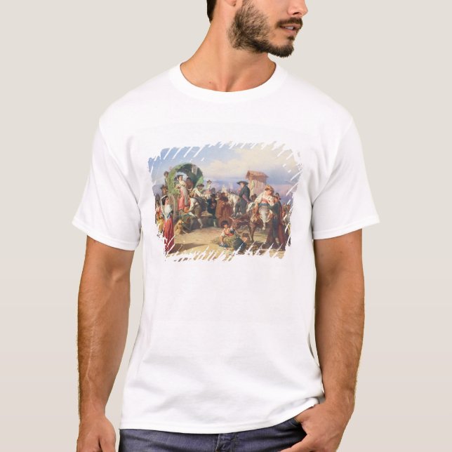 Camiseta Campesinos de la Campaña, 1860 (aceite en lona) (Anverso)