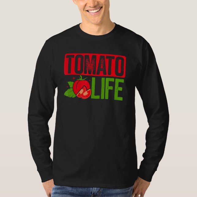 Camiseta Campesinos productores de tomates rojos (Anverso)