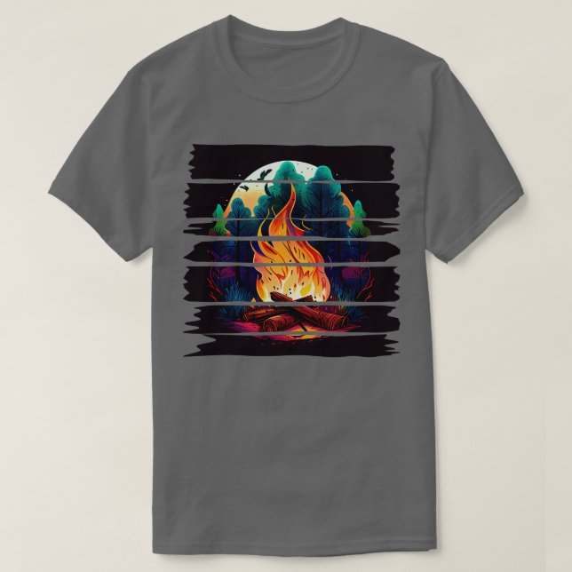 Camiseta Campfire (Diseño del anverso)
